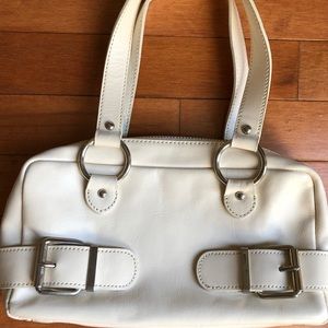 Banana Republic ivory shoulder bag
